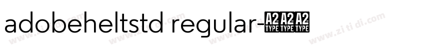 adobeheltstd regular字体转换 adobeheltstd regular字体转换